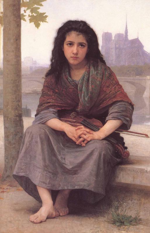 William-Adolphe Bouguereau The Bohemian France oil painting art